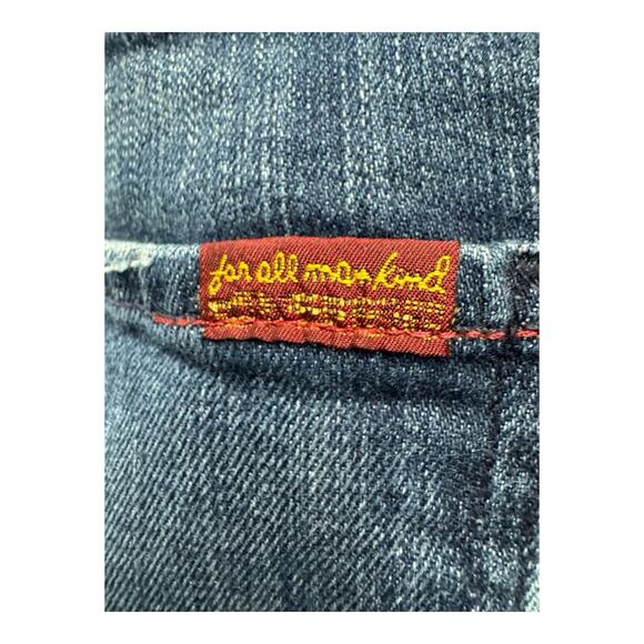 7 For All Mankind Women's 30 High Waist Vintage Bootcut Jeans Dark Wash Casual - Picture 5 of 12